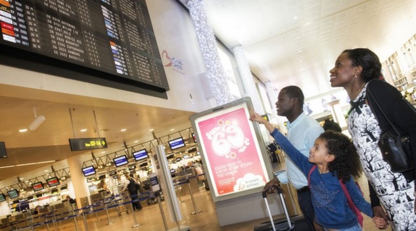 brussels airport, passagiers