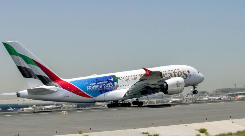 Emirates A380 WK Rugby
