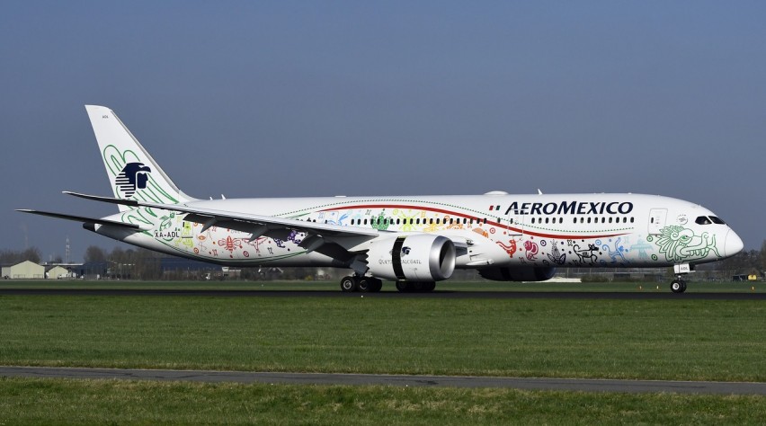 Aeromexico 787-9 Schiphol