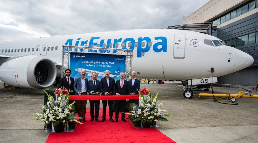 Air Europa Boeing 737 MAX delivery