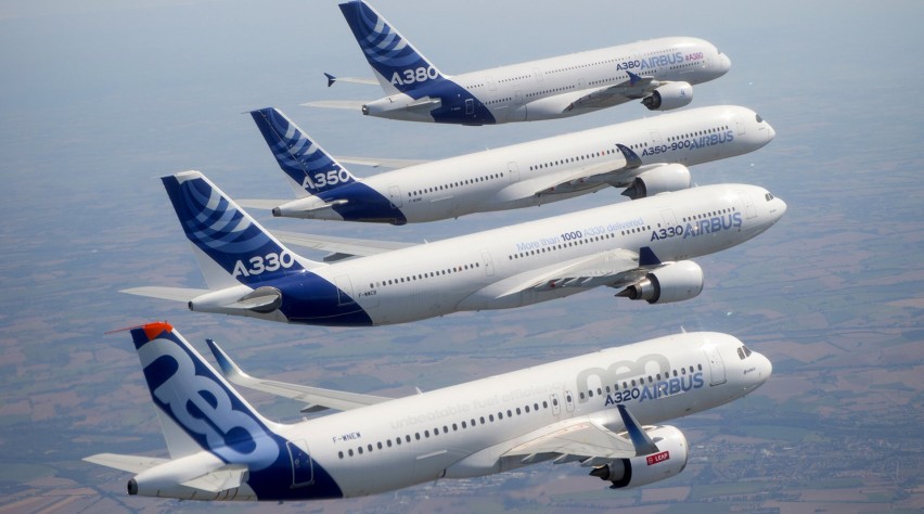 Airbus formatievlucht