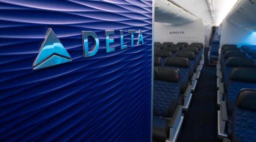 Nieuwe Delta Boeing 777 Cabine