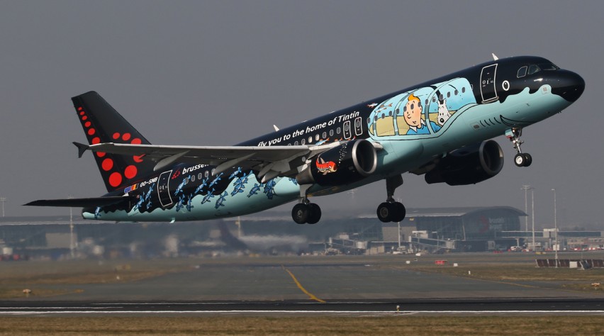 Brussels Airlines Kuifje