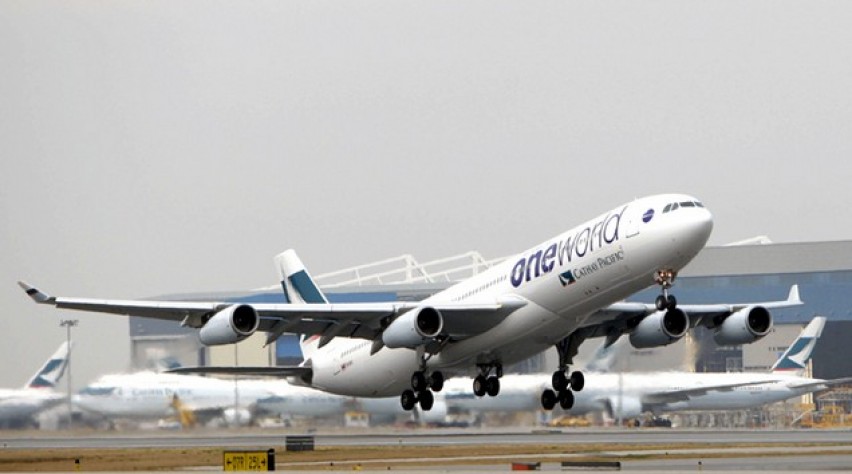 cathay pacific, airbus a340-300