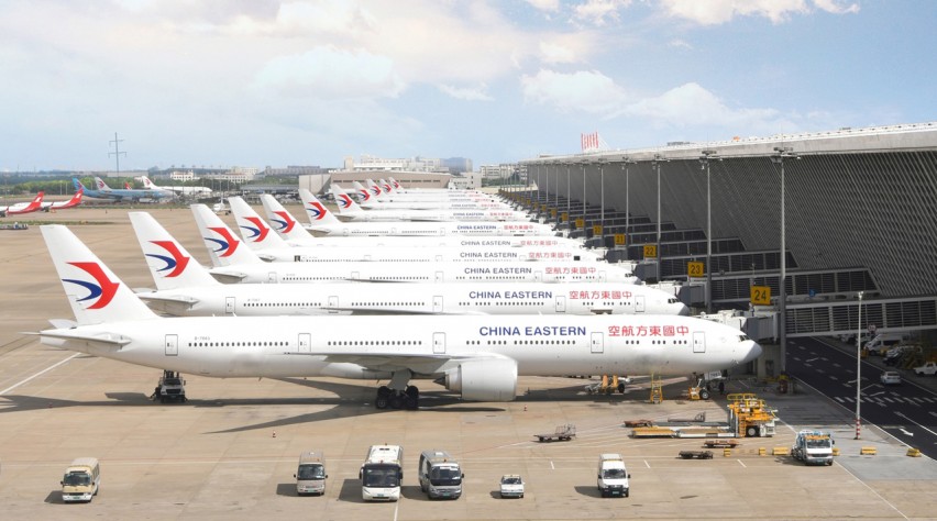 Foto (c) China Eastern Airlines China Eastern Boeing 777 Shanghai Airport