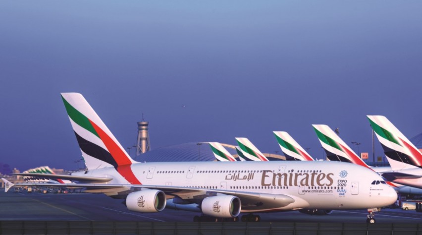 Emirates Vloot Dubai Airport