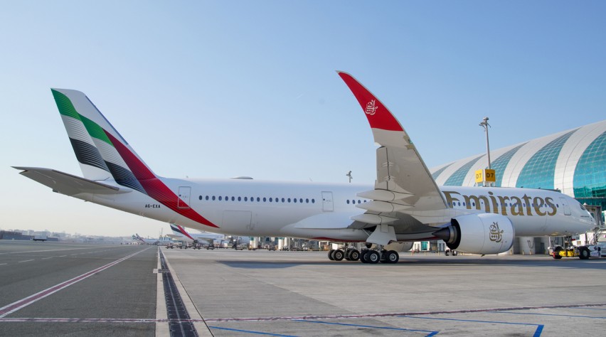 Emirates A350 Dubai