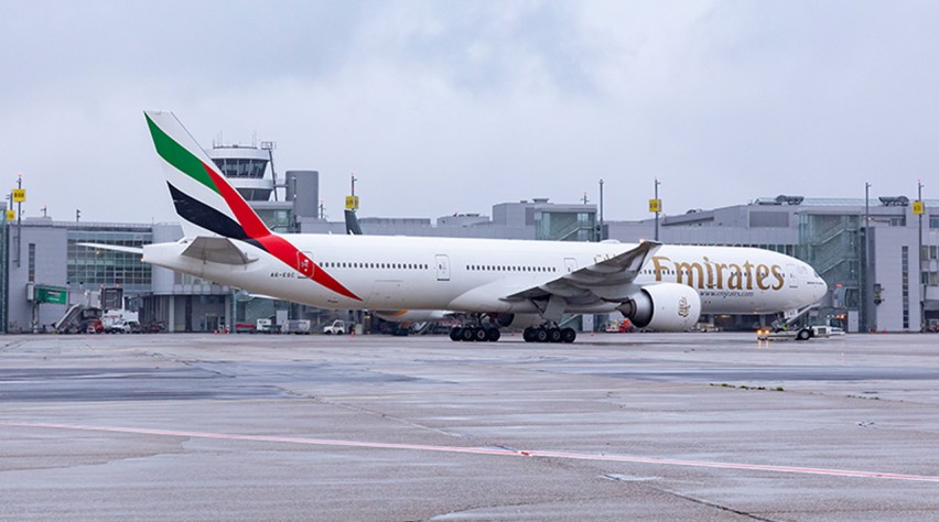 Foto (c) Düsseldorf Airport Emirates Boeing 777