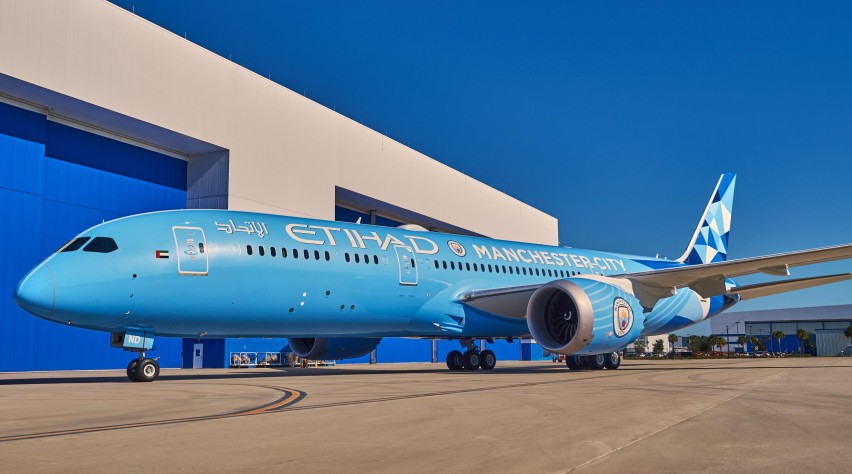 Foto (c) Etihad Etihad 787-9 Manchester City