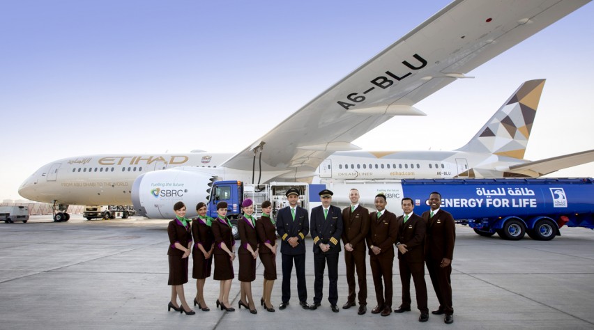 Foto (c) Etihad Airways Etihad Airways biofuel
