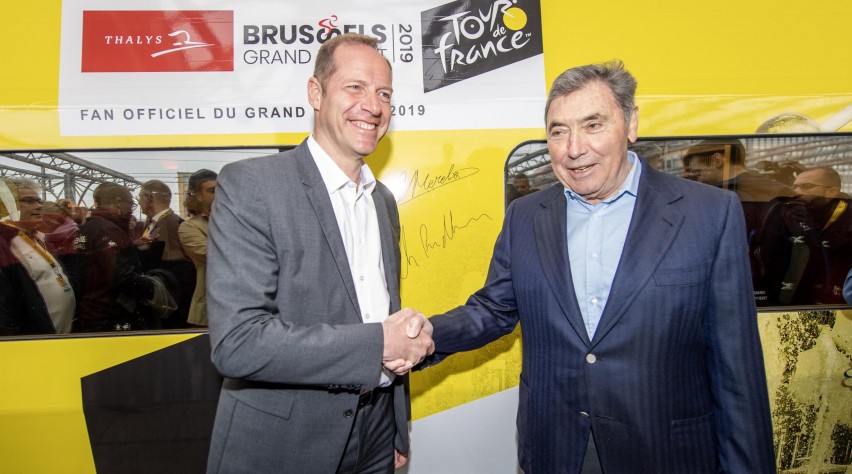 Eddy Merckx Thalys gele trui