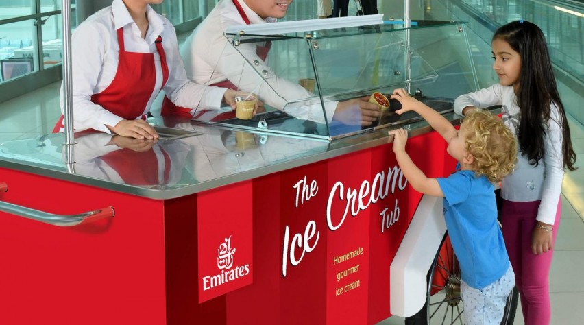 Emirates deelt ijs uit