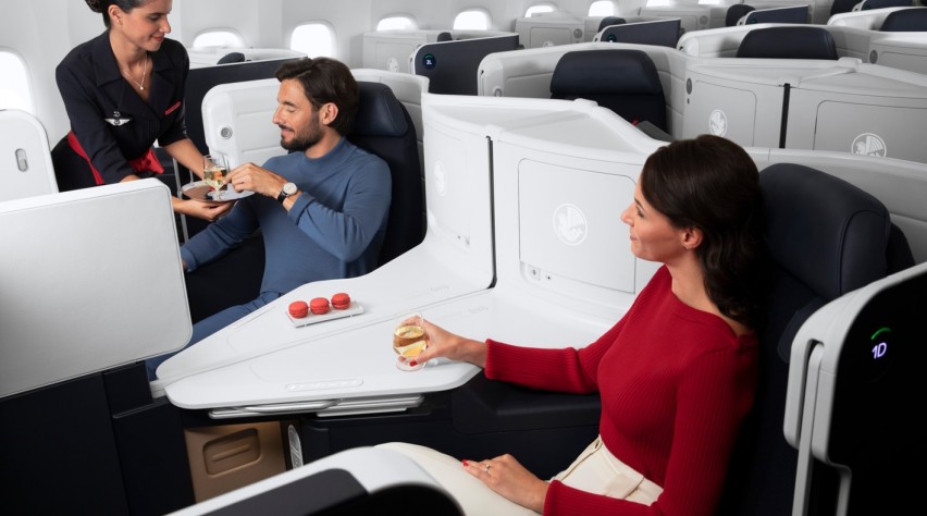 Air France Nieuwe Business Class met schuifdeurtjes