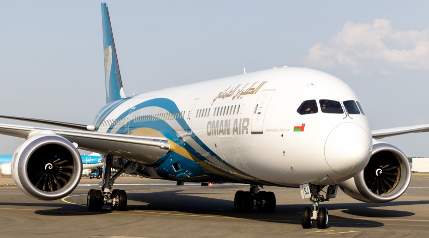 Foto (c) Schiphol Oman Air 787
