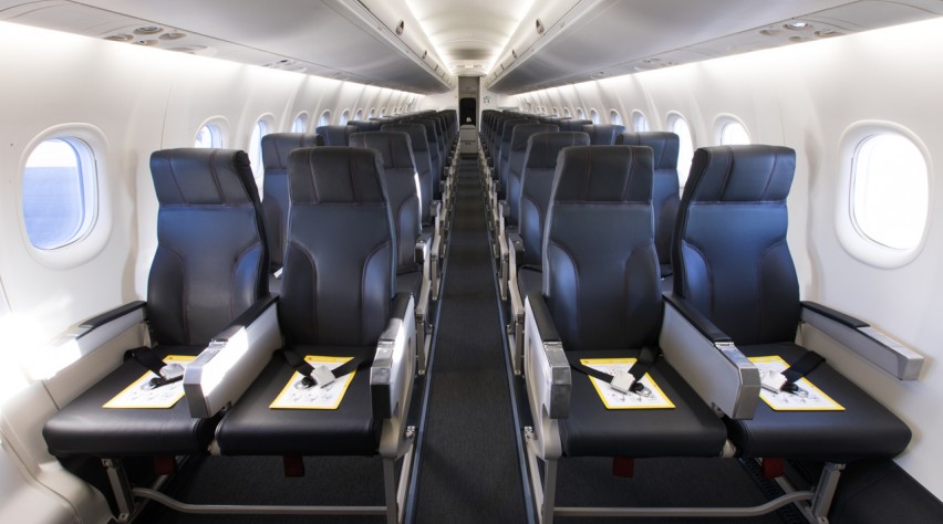 Foto (c) Qantas Qantas Q400 cabin