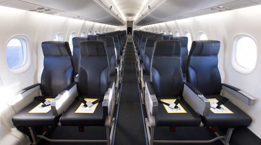 Qantas Q400 cabin