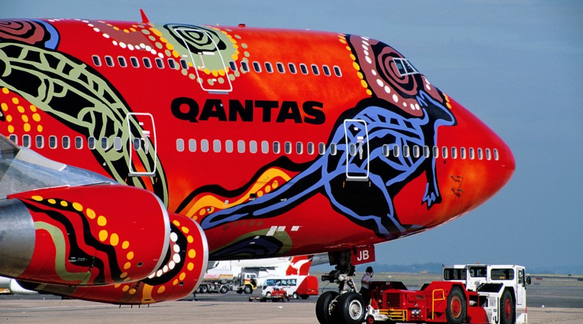 Qantas 747 Wunala