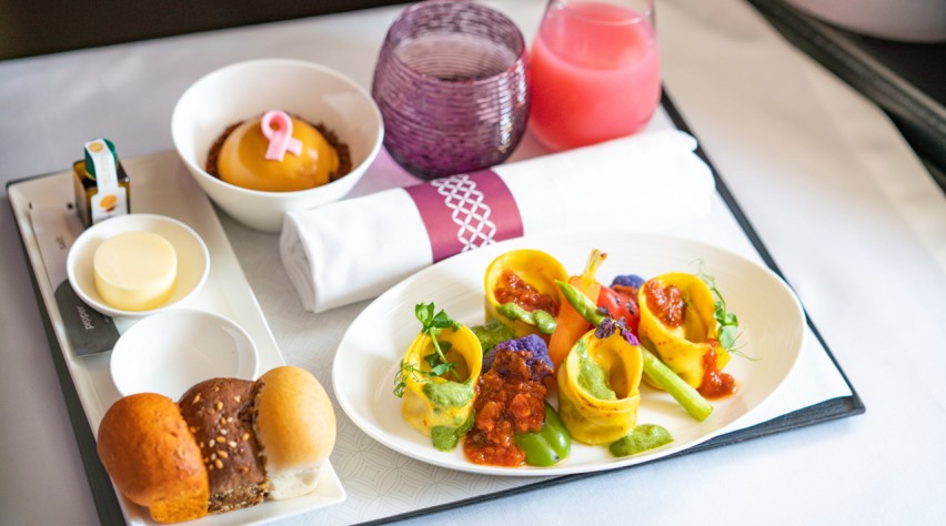 Qatar Airways vegan