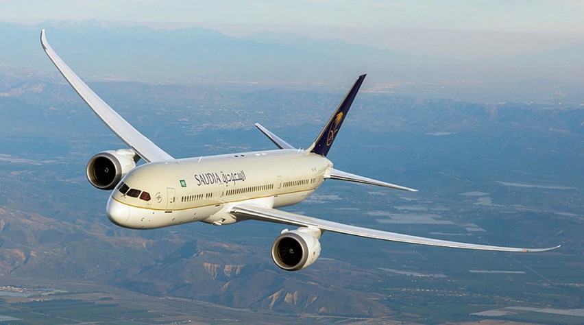 saudi arabian airlines boeing 787 dreamliner