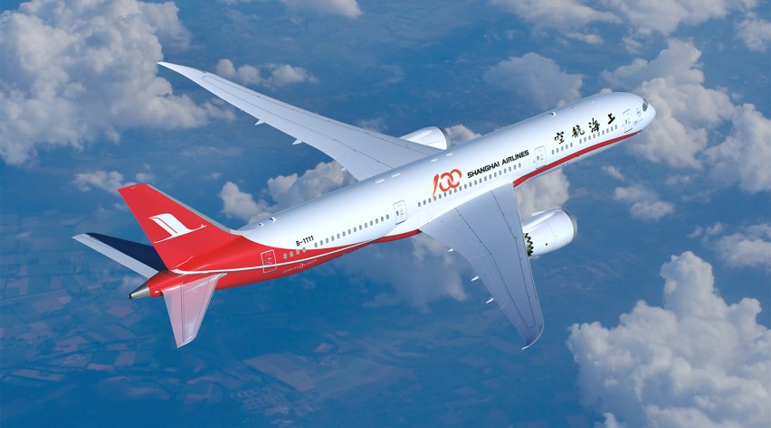 Shanghai Airlines Boeing 787-9