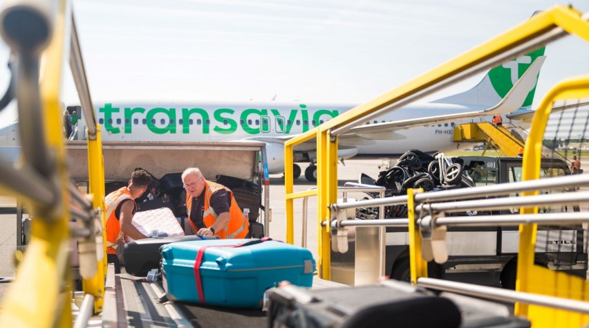 Transavia Eindhoven Bagage Grond