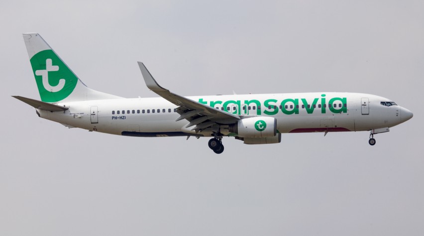 Transavia Boeing 737-800 landing