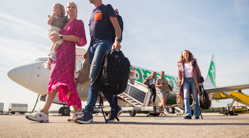 Foto (c) Eindhoven Airport Transavia uitstappen Eindhoven