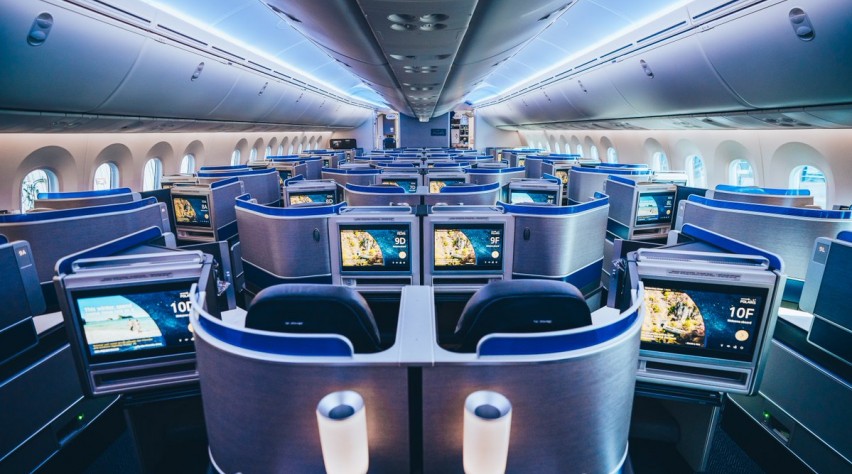 United Toont Eerste Beelden Van Interieur Boeing 787 10