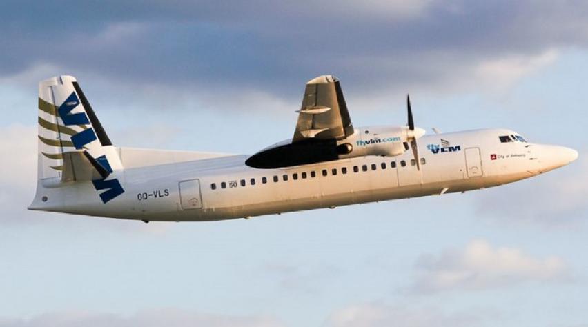 vlm airlines, fokker 50