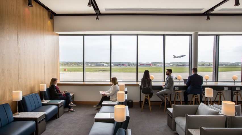 British Airways Aberdeen lounge