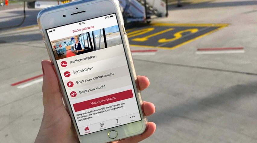 Rotterdam The Hague Airport app