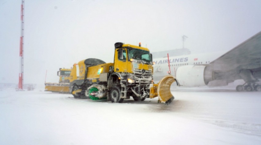 Sneeuw Istanbul Airport