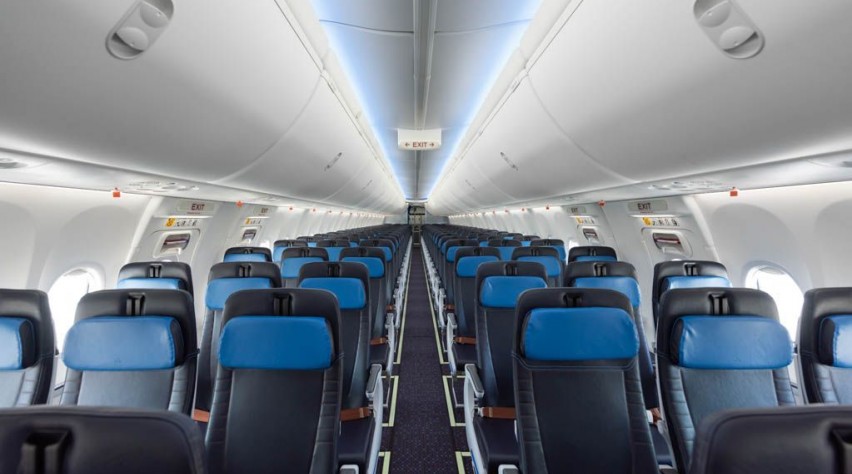 KLM 737 cabine