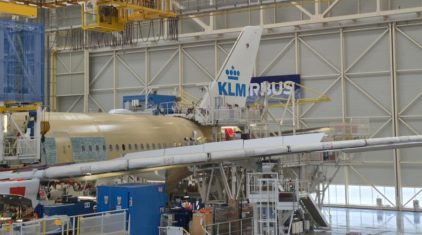 KLM A350 fabriek