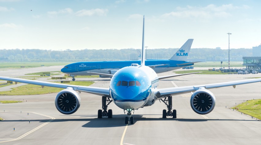 KLM 787 Schiphol