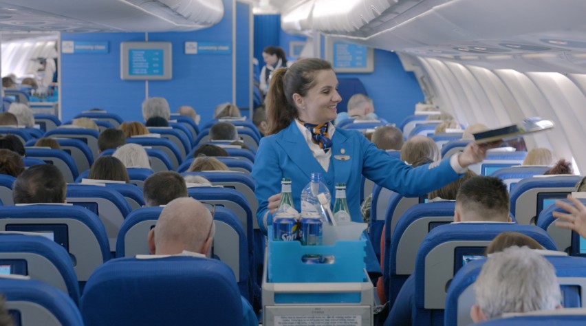 KLM cabine