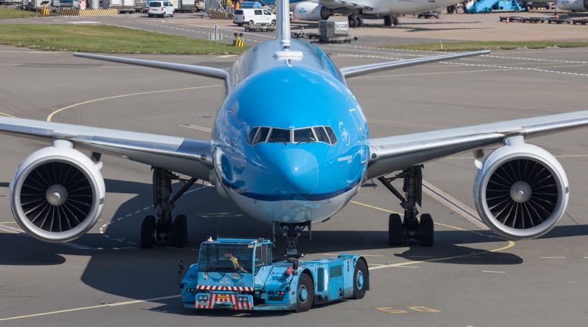 Foto (c) Reismedia KLM grond 777