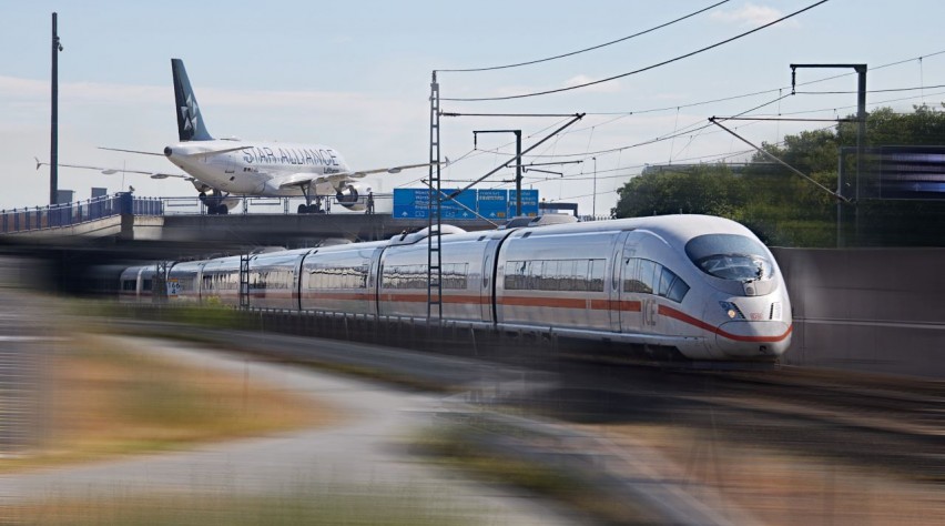 Lufthansa Deutsche Bahn Star Alliance Trein