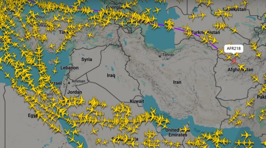 Afbeelding Flightradar 24