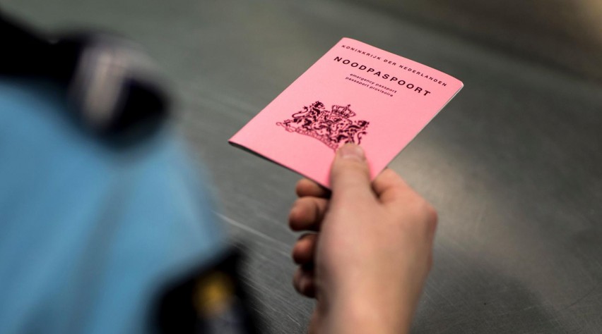 Foto (c) Koninklijke Marechaussee Noodpaspoort