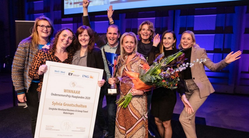 Foto(c)studio Oostrum UNIGLOBE Ondernemersprijs Haaglanden