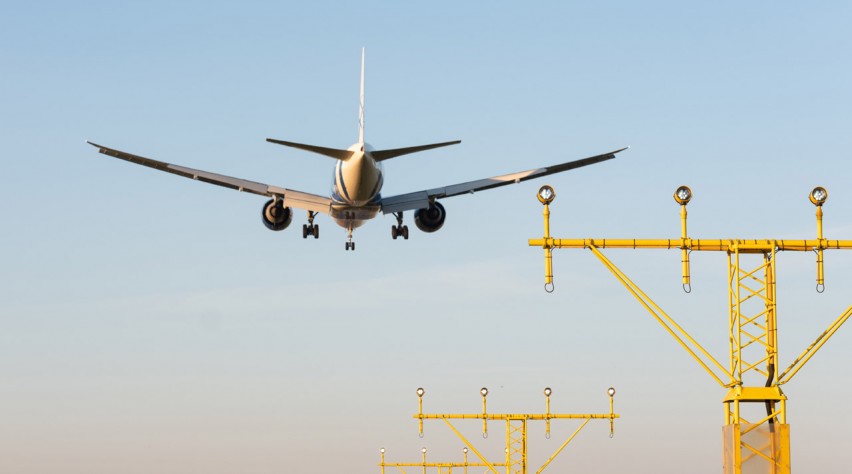 Schiphol landing