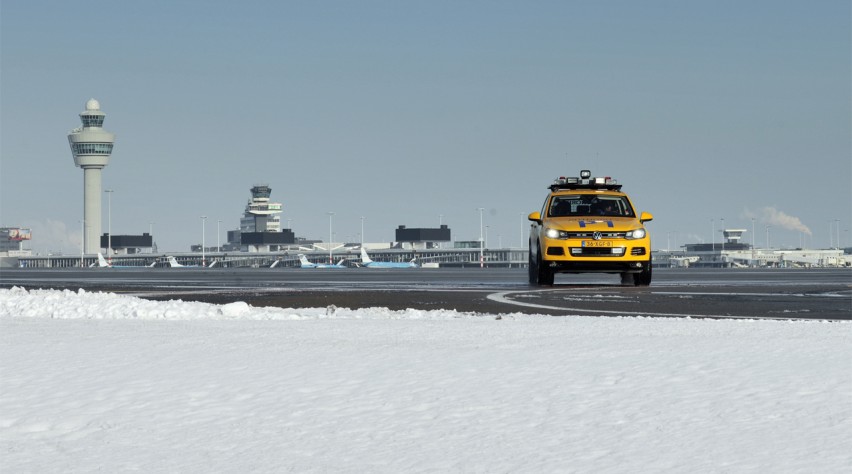 Schiphol sneeuw