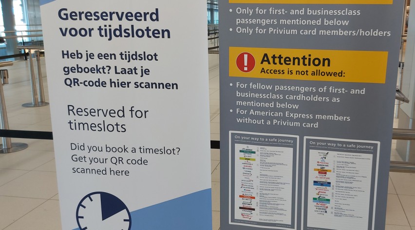 Foto (c) Reismedia Schiphol tijdslot