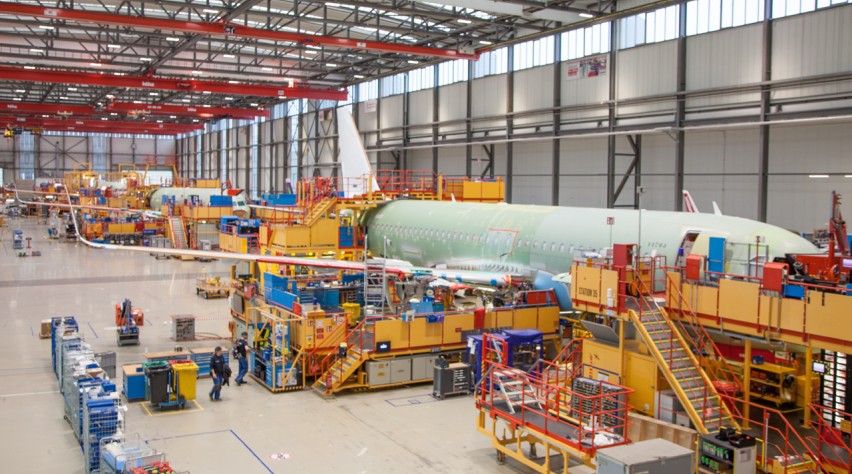 Foto (c) Reismedia Airbus A320 productie