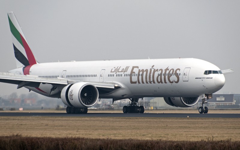 Emirates Boeing 777-300ER Schiphol