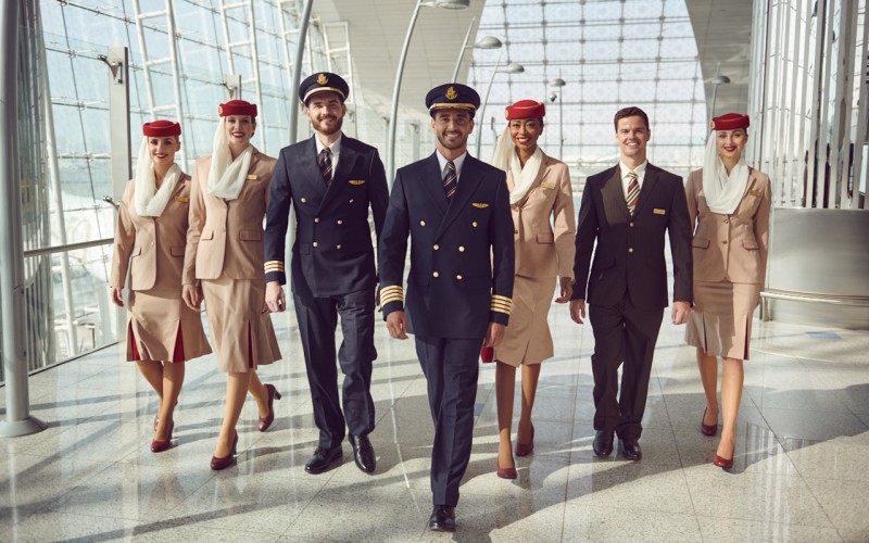 Emirates crew
