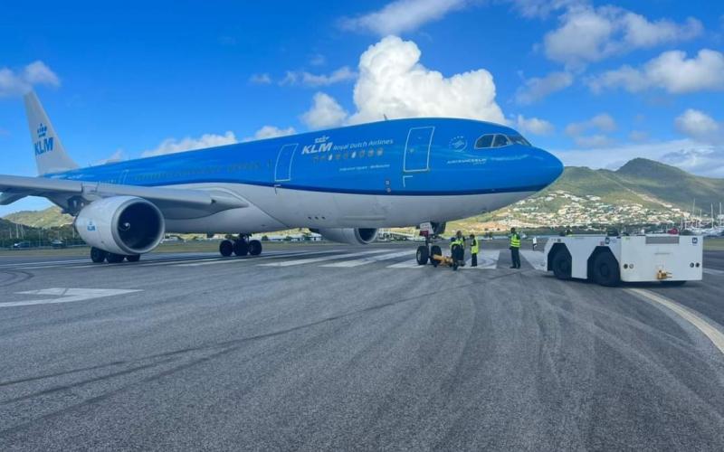 KLM A330 Sint Maarten
