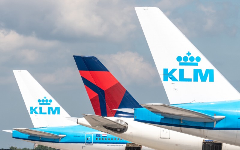 KLM Delta staarten
