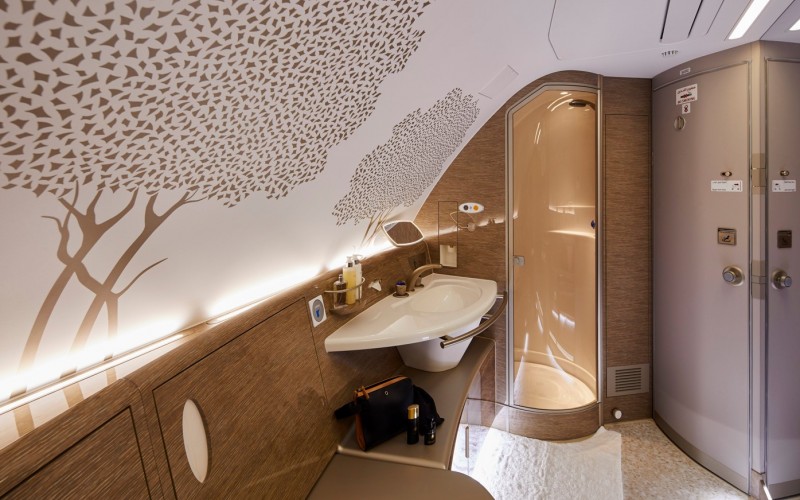 Vernieuwde A380 douche